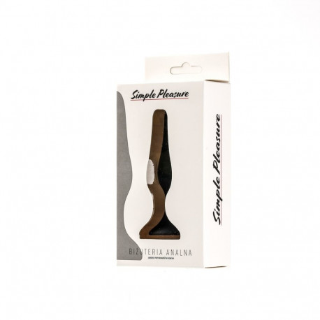 Anaalkork silikoonist sale pikk suurus S, must
