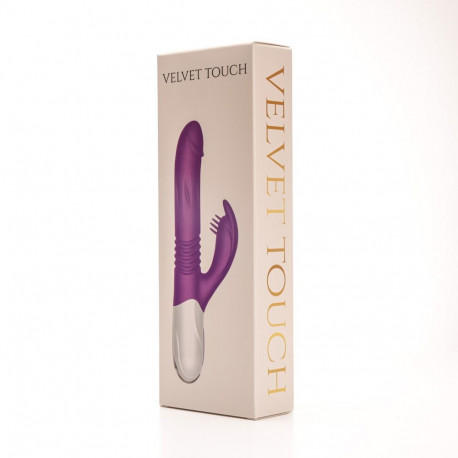 Vibraator rabbit-tüüpi silikoonist USB-laetav, lilla