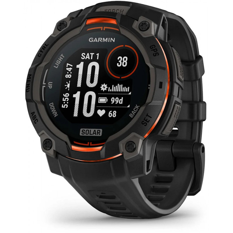 Garmin Instinct 3 Solar 45mm, must