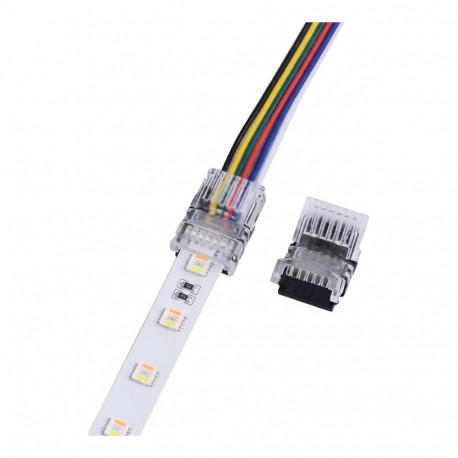 "Synergy 21 LED FLEX Strip zub. Easy Connect Strip to Wire 12mm RGB-CCT (RGB-WW)"