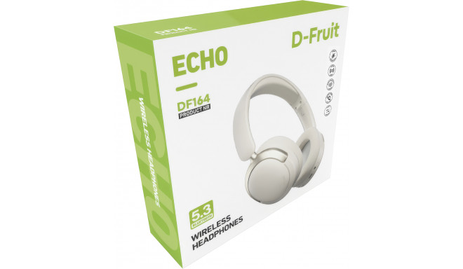 D-Fruit juhtmevabad kõrvaklapid Echo DF164, valge