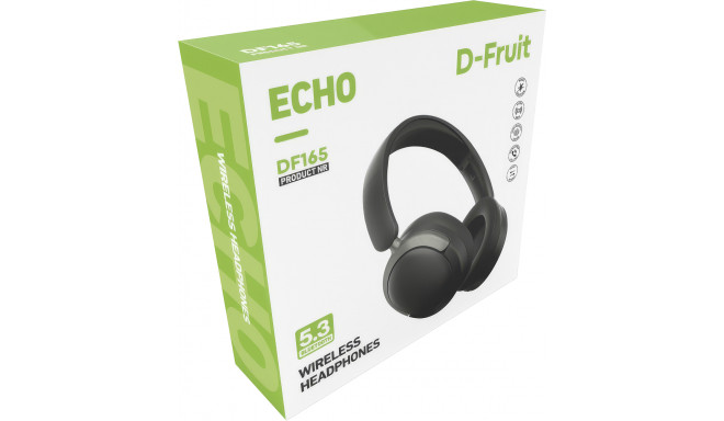 D-Fruit juhtmevabad kõrvaklapid Echo DF165, must