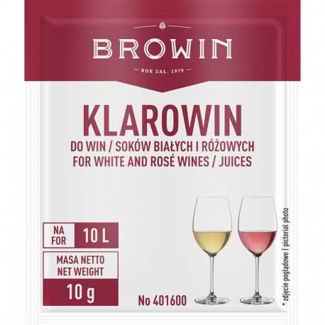 Browin veini selgitaja 401600, 10 g, 10 L, bentoniit, lihtne kasutada, selgus 7 päeva pärast