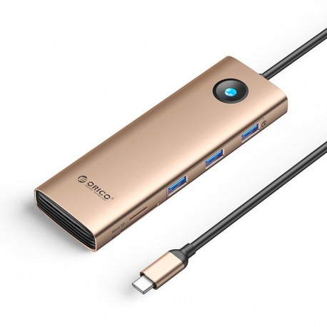 Orico PW11 9in1 USB-C Docking Station 3x USB-A 3.0 1x USB-C PD 100 1x HDMI 4K 60Hz 1x VGA 1080P 60Hz