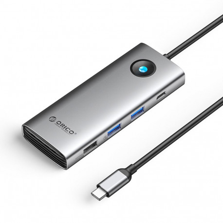 Orico PW11 8in1 USB-C Docking Station 2x USB-A 3.0 1x USB-A 2.0 1x USB-C 3.0 1x USB-C PD 100W 1x HDM
