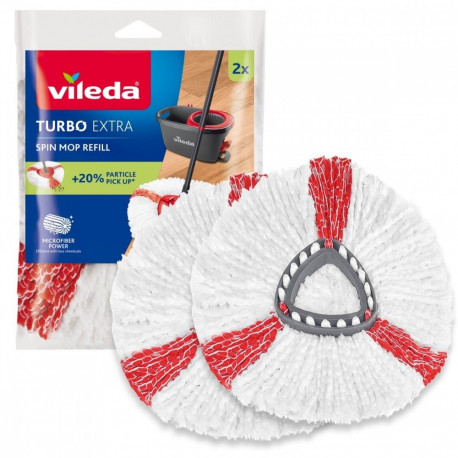 TURBO Extra pöörleva mopi asenduspadjad 2tk