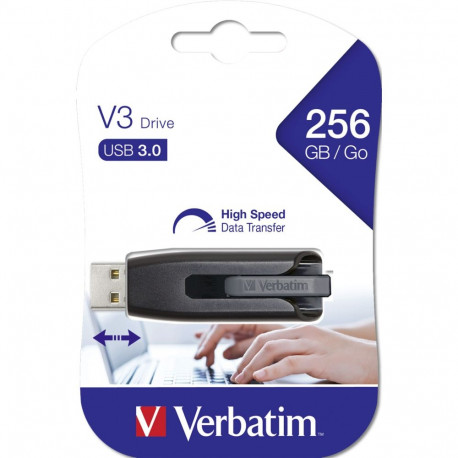 Verbatim mälupulk V3 USB 3.0 256GB, must