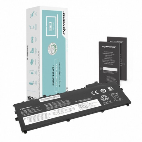 Battery 01AV430 for Lenovo ThinkPad X1 Carbon 5 6 2017 2018 - 4650 mAh (54 Wh)