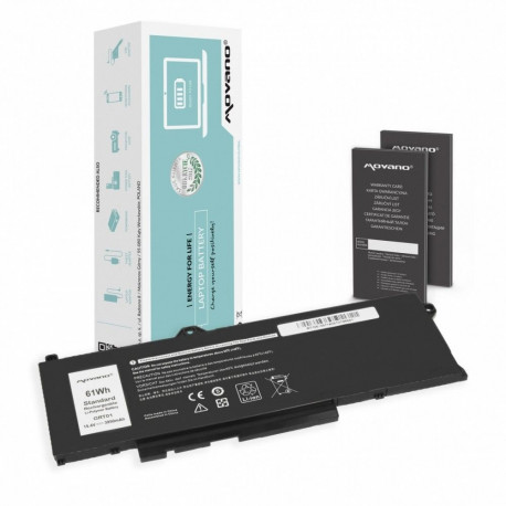 Battery GRT01 for Dell Latitude 5421 5521 5531 Precision 3470 3561 3571 3581 - 3950 mAh (61 Wh)