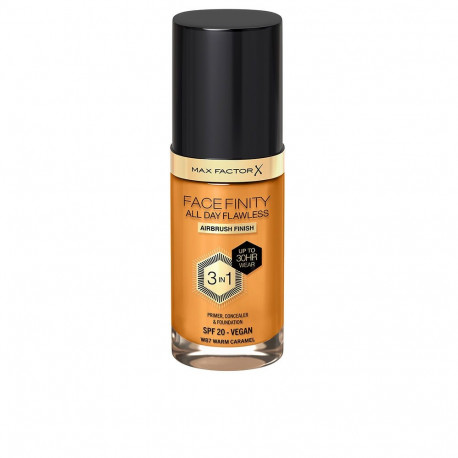 MAX FACTOR FACEFINITY ALL DAY FLAWLESS 3 IN 1 foundation #87-warm caramel 30 ml