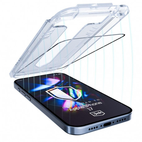 Kaitseklaas 3MK iPhone 17/iPhone 16 Pro Hardy Hardura 9H, 2tk
