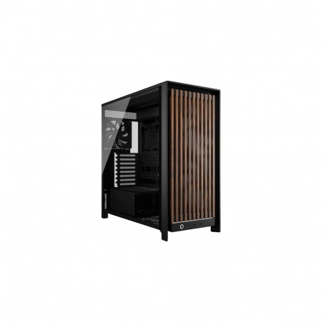 Corsair FRAME 5000D WOOD RS Midi Tower Black, Walnut