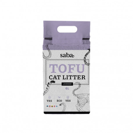 SABA lavender-scented tofu cat litter 6L