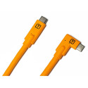"Tools TetherPro USB-C auf USB-C rechter Winkel orange"