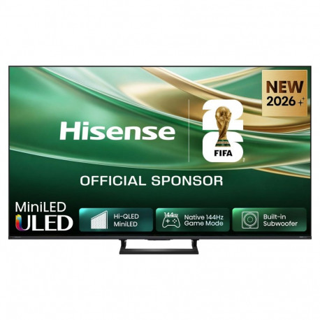 "139,0cm/55"" (3840x2160) Hisense 55E8S Smart TV 4K ULED 6ms 144Hz HDMI USB HDR WiFi Bluetooth Black