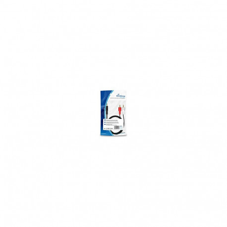 RCA-ühenduskaabel 2x RCA-pistik 3.5mm 1m