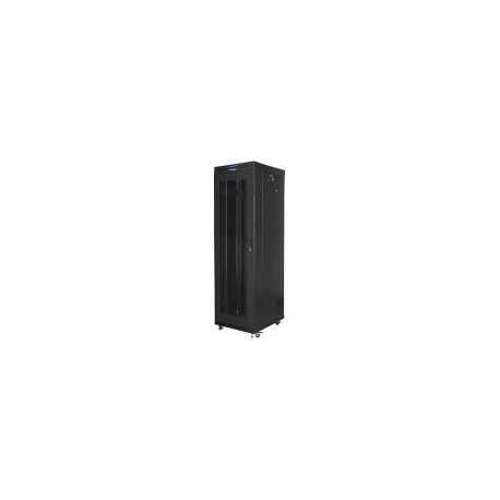 "LANBERG 19"" 42U 600x800 freist. LCD perfor. Tür (FlatPack)sw (Speditionsversand)"