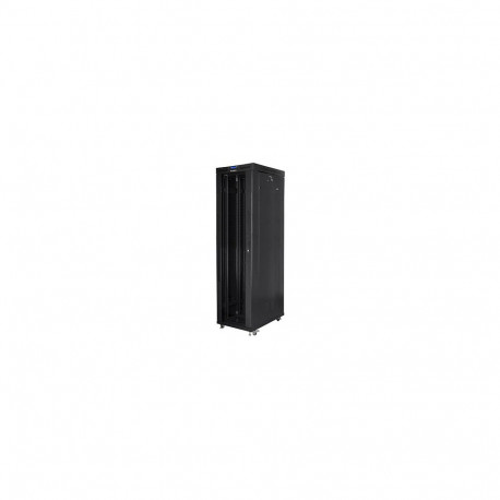 "LANBERG 19"" 47U 800x1000 freist. LCD Glastür (FlatPack) sw (Speditionsversand)"
