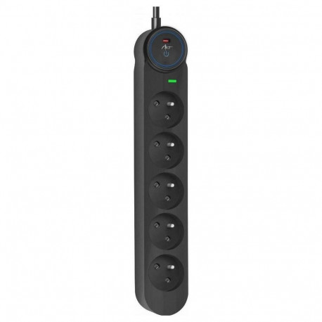 Extension cord 5 sockets Art F2115 5 m black