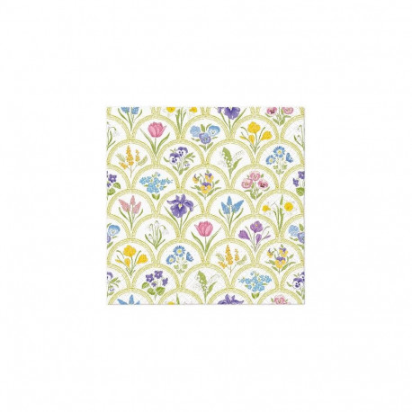 NAPKINS PAPER W FLOW ORNAM 33X33CM 20PCS