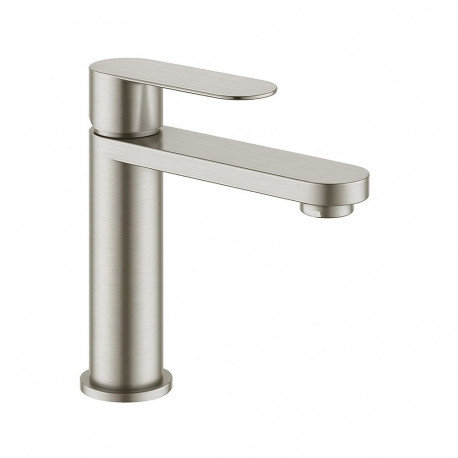 BASIN MIXER RIO LOW BRUSHED NICKEL