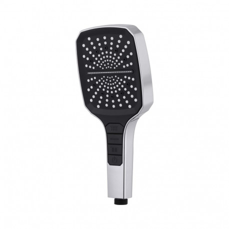 SHOWER HEAD DX6205YC CHROME/BLACK