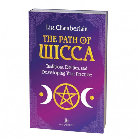 Book - The Path of Wicca by Lisa Chamberlain, 255 Pages, 21 x 14.3 cm, Original Edition