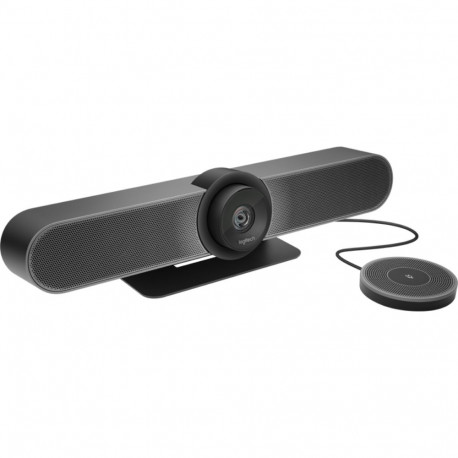 Microphone - Logitech MeetUp Expansion Microphone, 4.2m Pickup Range, Black
