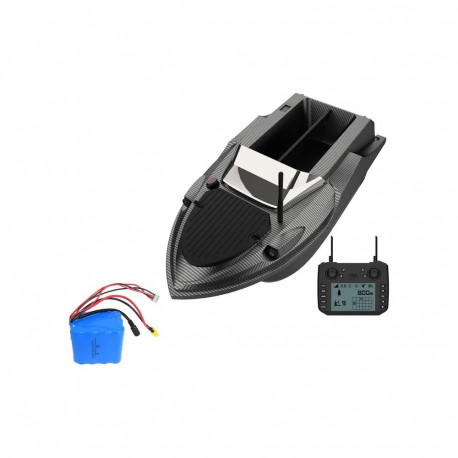 Fishing Equipment - Flytec V080 Bait Boat With Fish Finder, GPS, 20,000 mAh Battery, Black