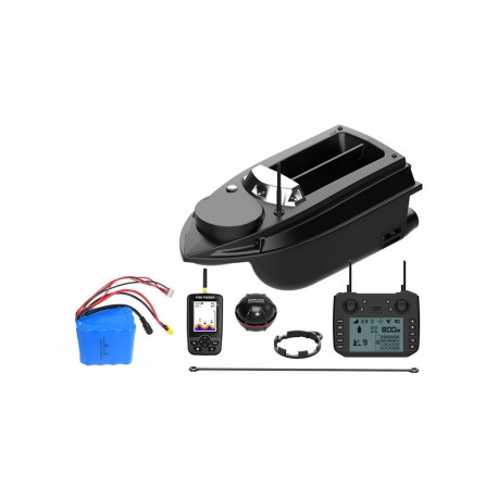 Fishing Equipment - Flytec V030 Bait Boat With GPS, 180 Waypoints, 3 kg Capacity, Black