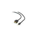 Gembird CABLE HDMI-MICRO HDMI 3M V.2.0/BLK CC-HDMID-10