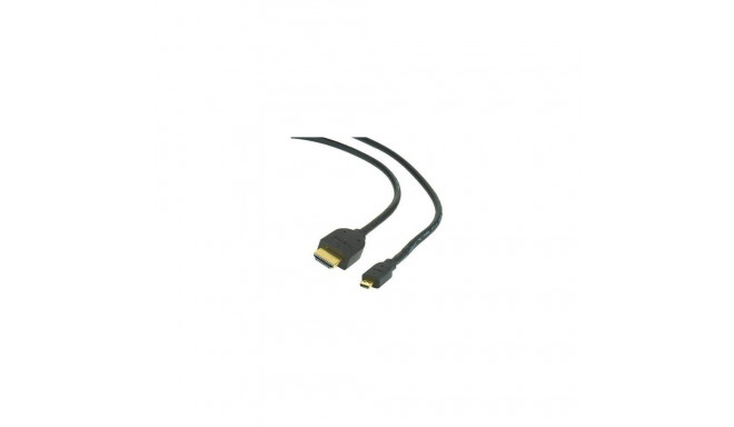 Gembird CABLE HDMI-MICRO HDMI 3M V.2.0/BLK CC-HDMID-10