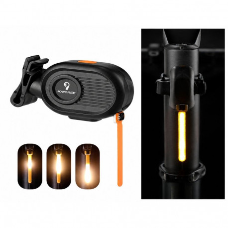iLike JOWORSE Rechargeable COB LED Bike Tail Light, USB-C Bicycle Rear Safety Light, 300mAh Waterpro