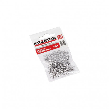 Öösid, alumiiniu 4mm (100tk.) Kreator