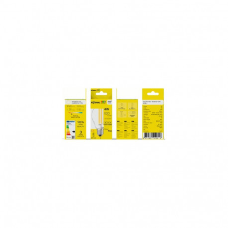 Visional LED Filament bulb E27, G45, 4W, 520lm, 3000K, 360°