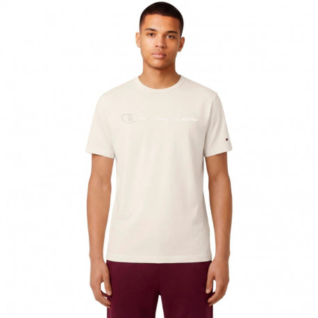 Champion meeste T-särk 220273 YS084 SS Tee, kreemikas