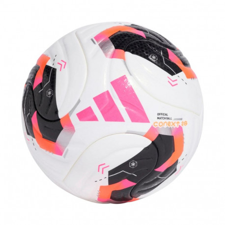 Piłka nożna adidas Conext 26 Pro biało-różowo-czarna KE5866