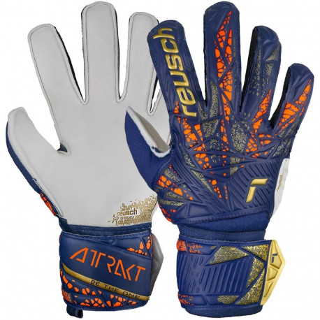 Reusch väravavahi kindad Attrakt Grip Junior 5472815 4410, tumesinised