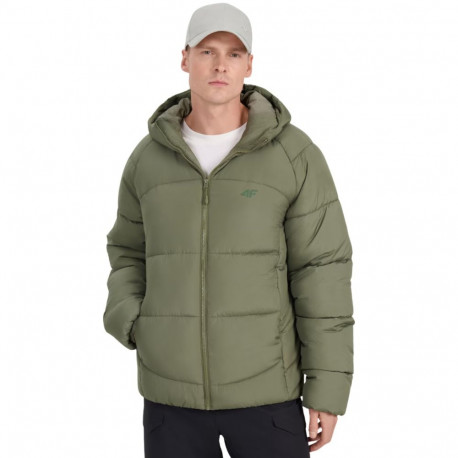 4F meeste tepitud jope M0708 4FRAW25TDJAM0708, khaki 43S