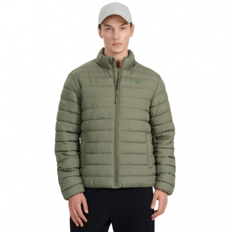 Kurtka męska pikowana 4F M597 khaki 4FWAW25TDJAM597 43S