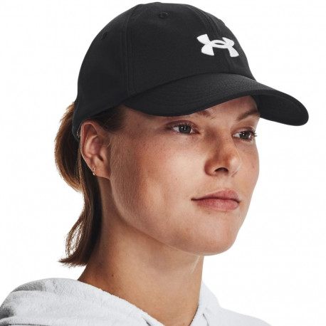 Czapka z daszkiem damska Under Armour Blitzing Adj OSFM czarna 1376705 001