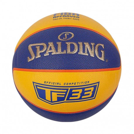 Spalding korvpall Official TF-33 76862Z, kollane-sinine