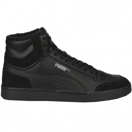 Puma meeste vabaajajalatsid Shuffle Mid Fur 387609 01, must