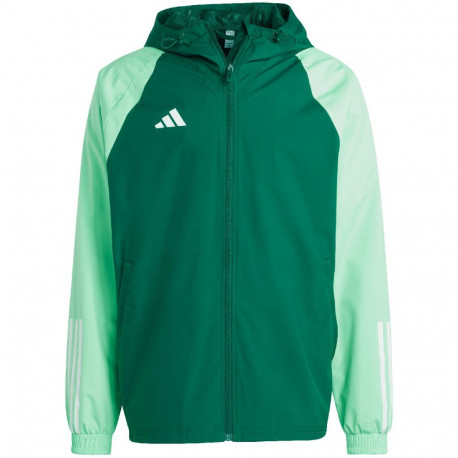 Adidas meeste jope Tiro 23 Competition All Weather IC4570, roheline