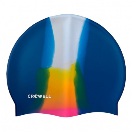Czepek pływacki silikonowy Crowell Multi Flame kolorowy kol.14