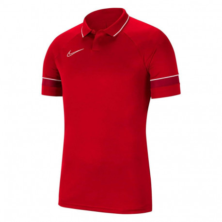 Nike laste polosärk Dri-FIT Academy 21 Polo SS CW6106 657, punane