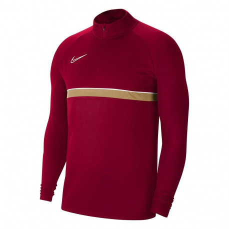Bluza dla dzieci Nike NK DF Academy 21 Drill Top bordowa CW6112 677