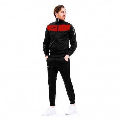 Dres Givova Tuta Visa czarno-czerwony Sum TR018 1210