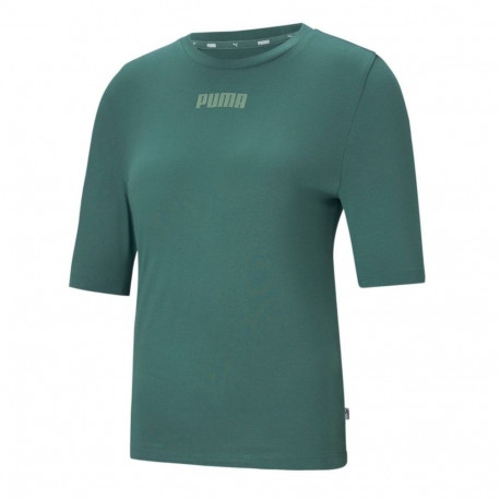 Puma naiste t-särk Modern Basics Tee Cloud 585929 45, roheline