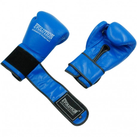 Evolution poksikindad RB-1510, 1512 professionaalsed PRO naturaalsest nahast, sinised